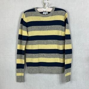 Gant Rugger Sweater Women's XS Crew Neck Striped Wool Knit The Stripe-O-Rama